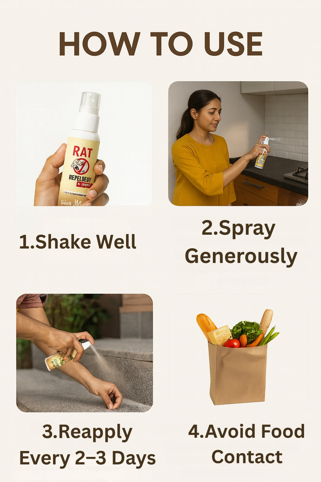 🐭 Rat Repellent Spray – Natural, Safe & Effective Rodent Protection
