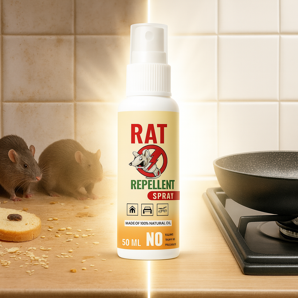 🐭 Rat Repellent Spray – Natural, Safe & Effective Rodent Protection