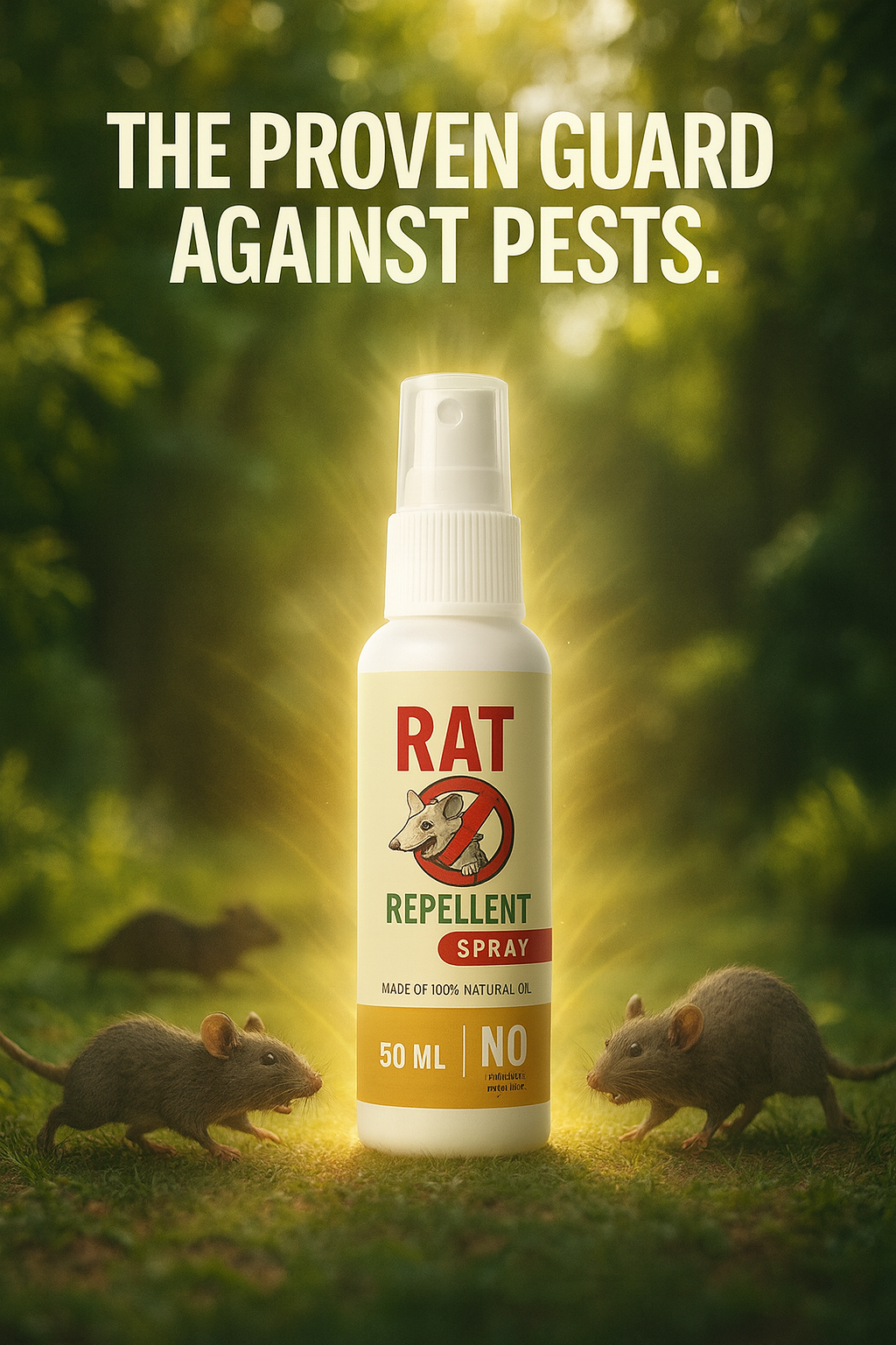🐭 Rat Repellent Spray – Natural, Safe & Effective Rodent Protection